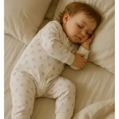 Moi Noi Uyku Tulumu Çoraplı 2,5 Tog Kelebek Desenli - 5