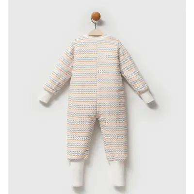 Moi Noi Uyku Tulumu Çoraplı 2,5 Tog Zigzag Desenli - 6