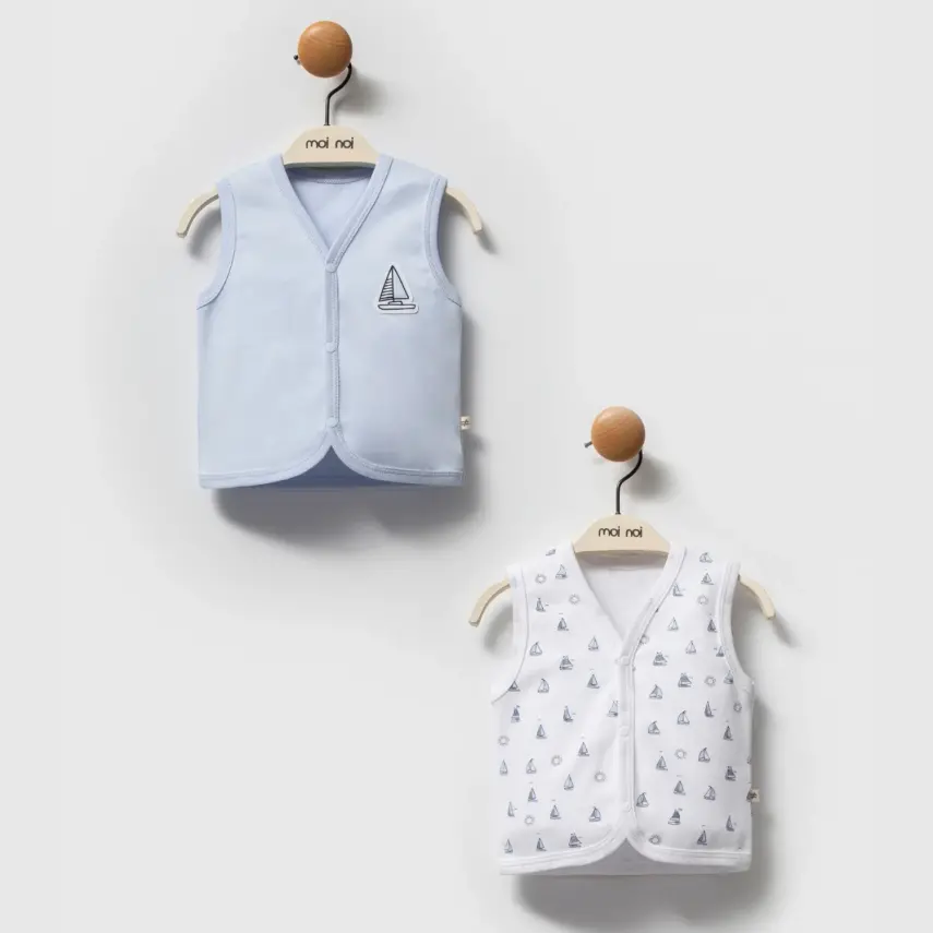 Moi Noi Yelek 2li Captain Mavi - 1