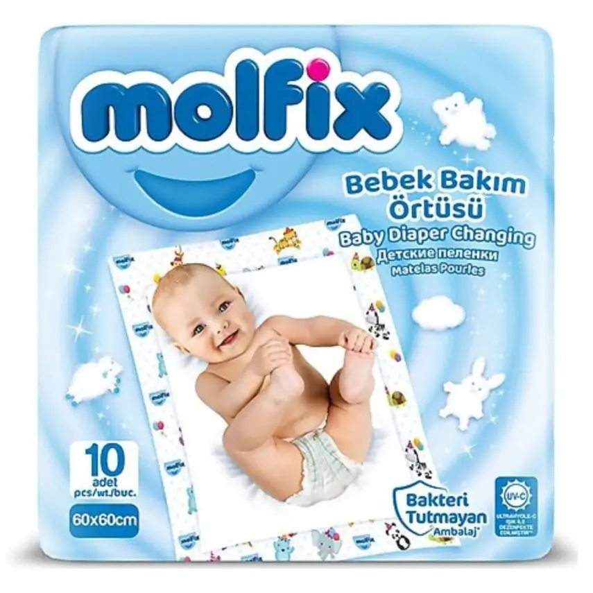 Molfix Bebek Bakım Örtüsü 10lu - 1