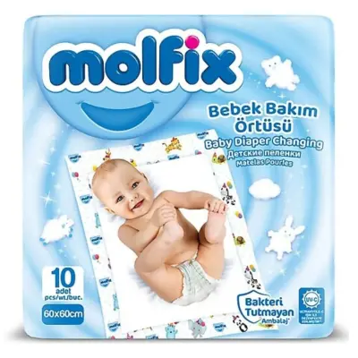 Molfix Bebek Bakım Örtüsü 10lu - 2