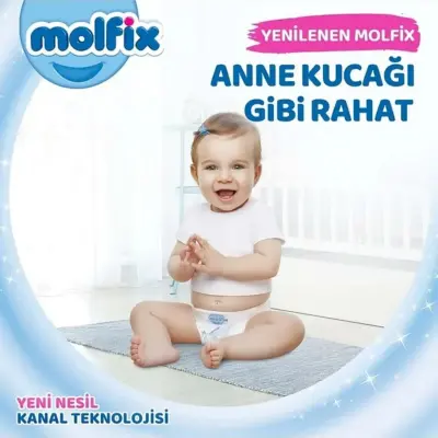 Molfix Bebek Bezi 3 Beden Midi 4-9 Kg 140lı Mega Paket - 3