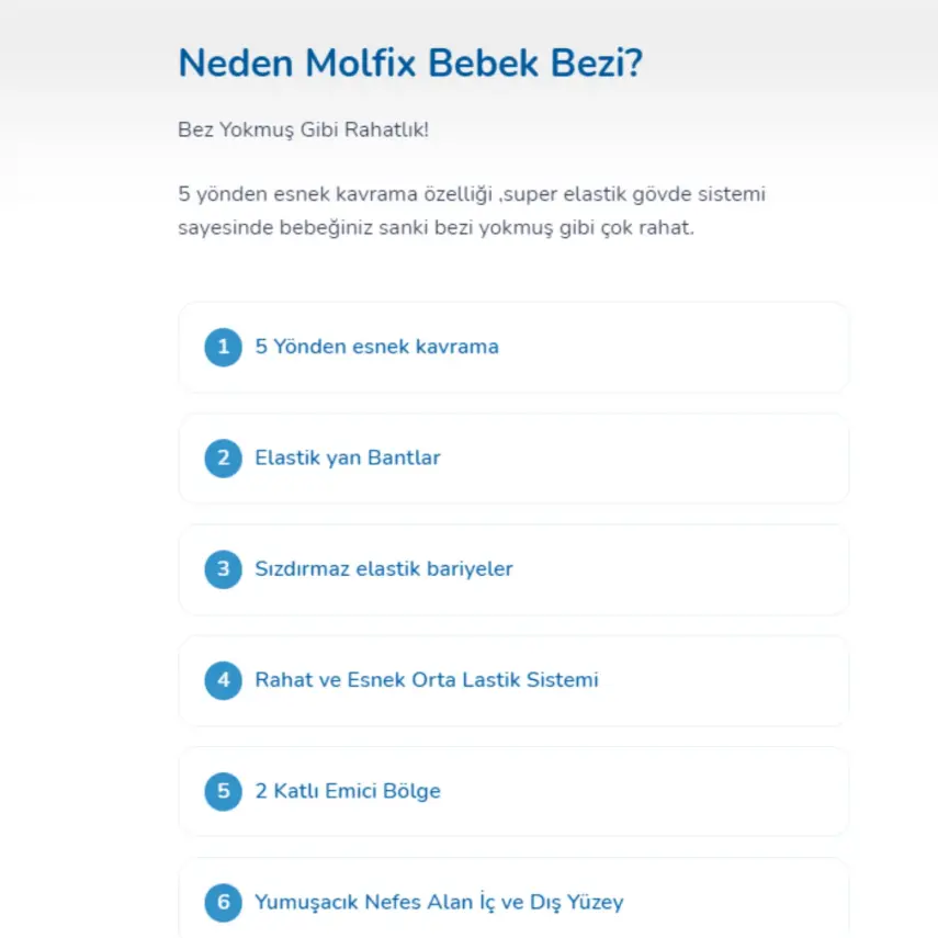 Molfix Bebek Bezi 3D 6 Beden Extra Large 15+ Kg Ultra Fırsat Paketi 124lü - 8