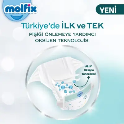 Molfix Premium Bebek Bezi 1 Beden Yenidoğan 72li Fırsat Paketi - 6