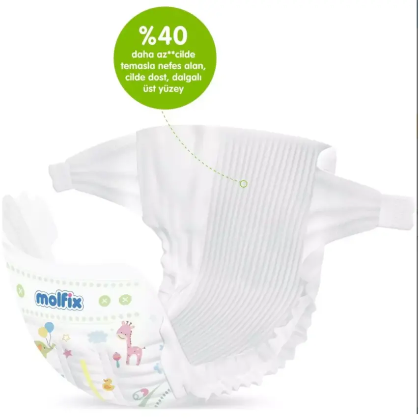 Molfix Pure&Soft Bebek Bezi 5 Beden Junior 66Lı Ultra Avantaj Paketi - 8