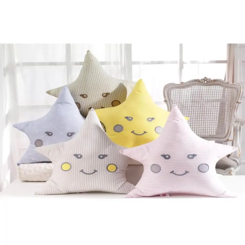 Momishop Bebek Dekoratif Yastık Yıldız Sarı - 1