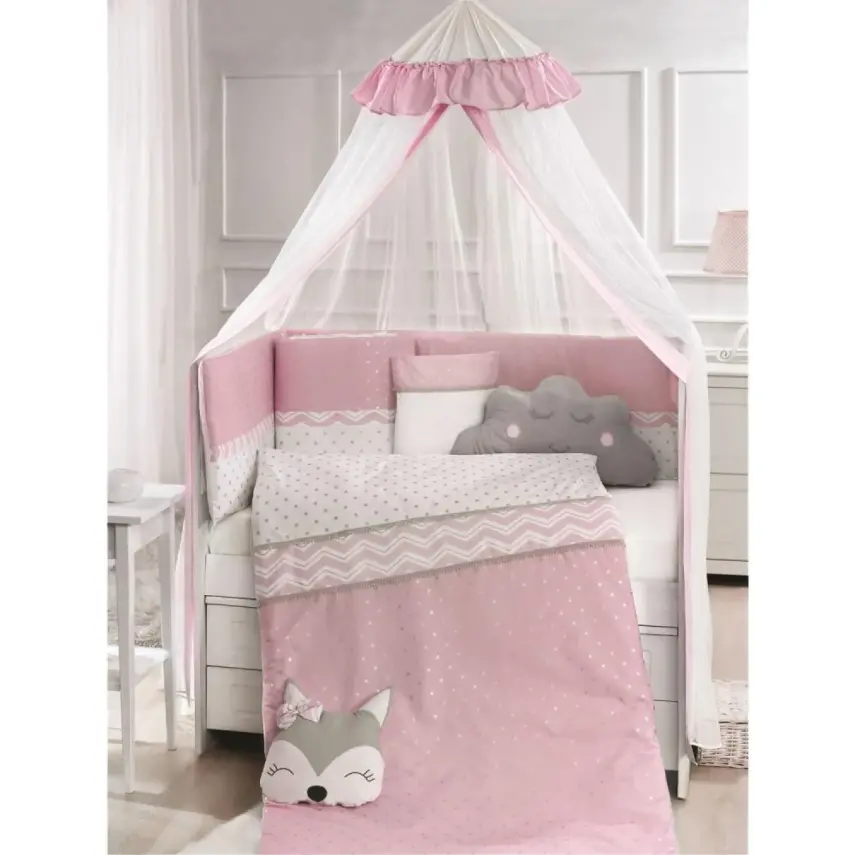 Momishop Fox Uyku Seti Pop Coll. 75x130 Pembe - 1
