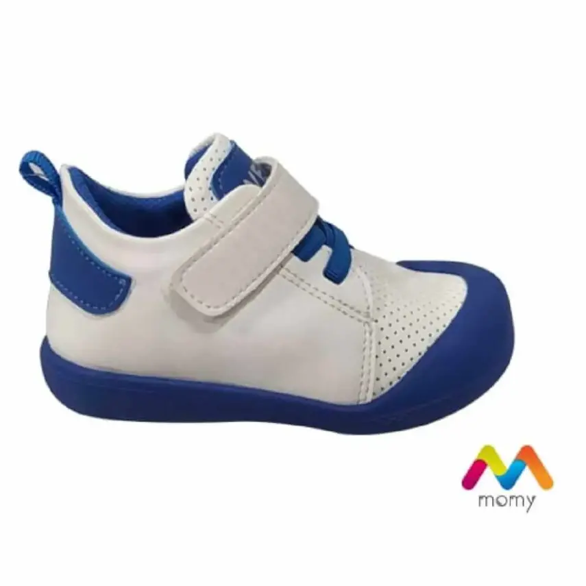 Momy Ayakkabı İlk Adım Beyaz - Saks - 1