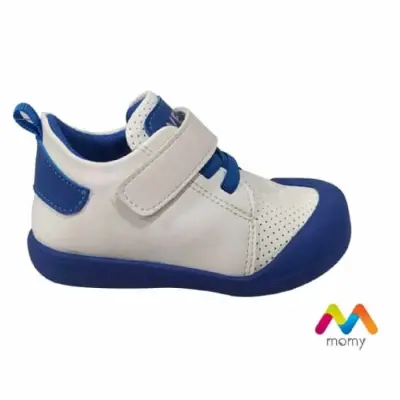 Momy Ayakkabı İlk Adım Beyaz - Saks - 2