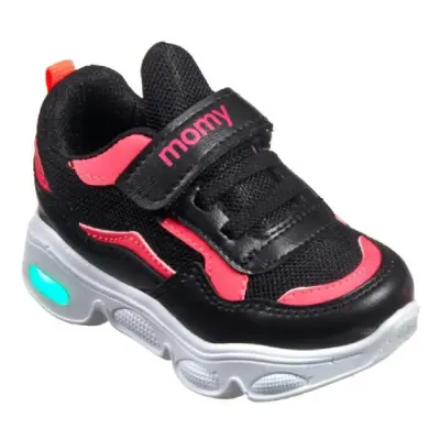 Momy Kız Ayakkabı Spor Işıklı Fuşya - 4