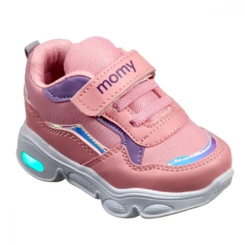 Momy Kız Ayakkabı Spor Işıklı Mor - 1