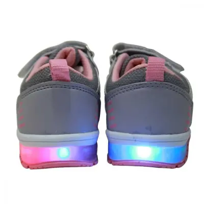 Momy Kız Ayakkabı Spor Işıklı Pembe - 6