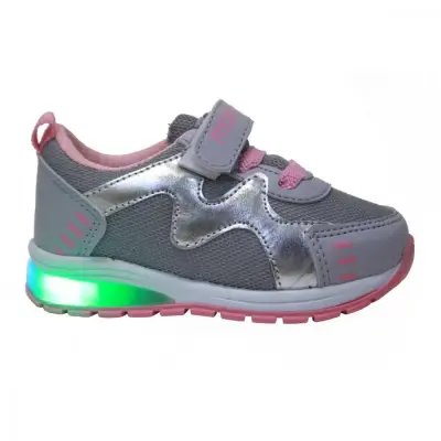 Momy Kız Ayakkabı Spor Işıklı Pembe