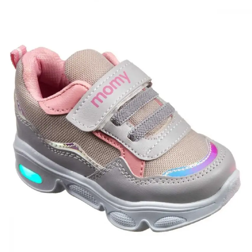 Momy Kız Ayakkabı Spor Işıklı Pembe - 4