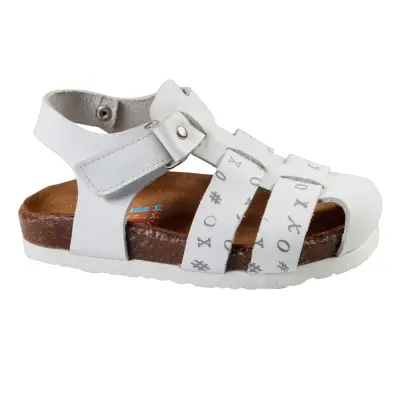 Momy Kız Babet Deri Beyaz - 2