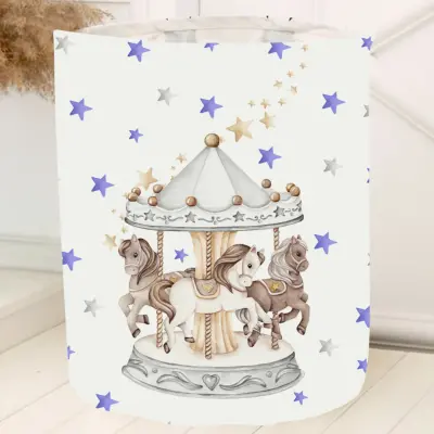 Momys Care Atlı Karınca Dönme Dolap Çok Amaçlı Oyuncak Saklama Kutusu 30x50 Cm - 2