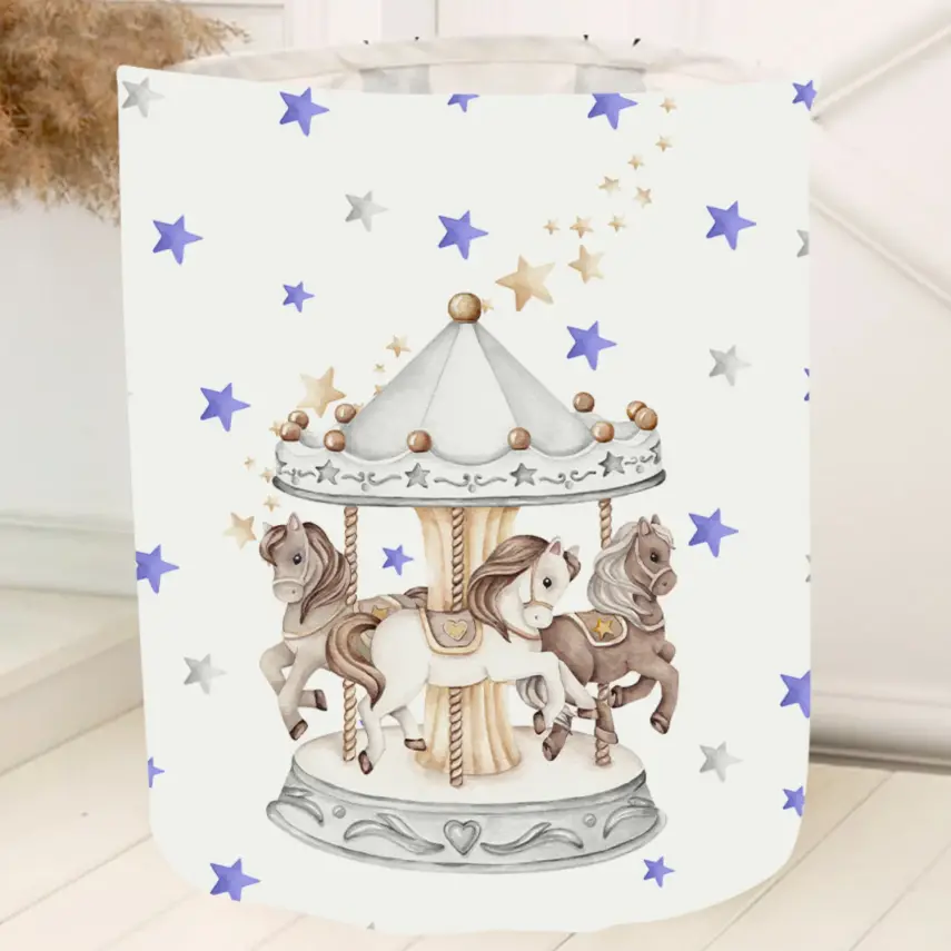 Momys Care Atlı Karınca Dönme Dolap Çok Amaçlı Oyuncak Saklama Kutusu 30x50 Cm - 2