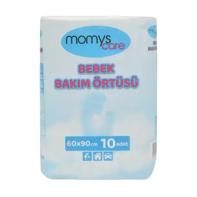 Momys Care Bebek Bakım Örtüsü 60*90 cm  Alt Açma Bezi 10lu
