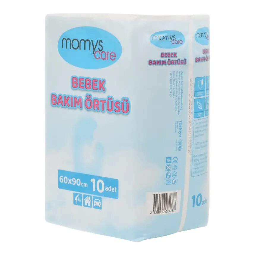 Momys Care Bebek Bakım Örtüsü 60*90 cm  Alt Açma Bezi 10lu - 3