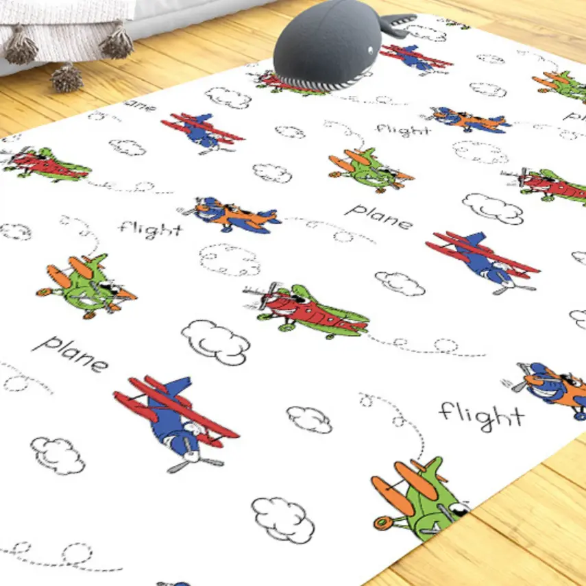 Momys Care Gökyüzü Kaşifleri Çocuk Odası Halı Model 100x160 Cm - 2