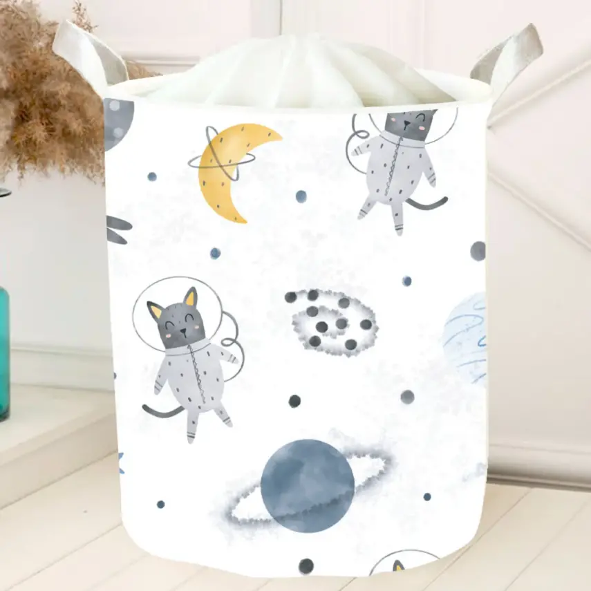 Momys Care Uzay Yolculuğu Sevimli Hayvanlar Çok Amaçlı Oyuncak Saklama Kutusu 30x50 Cm - 2