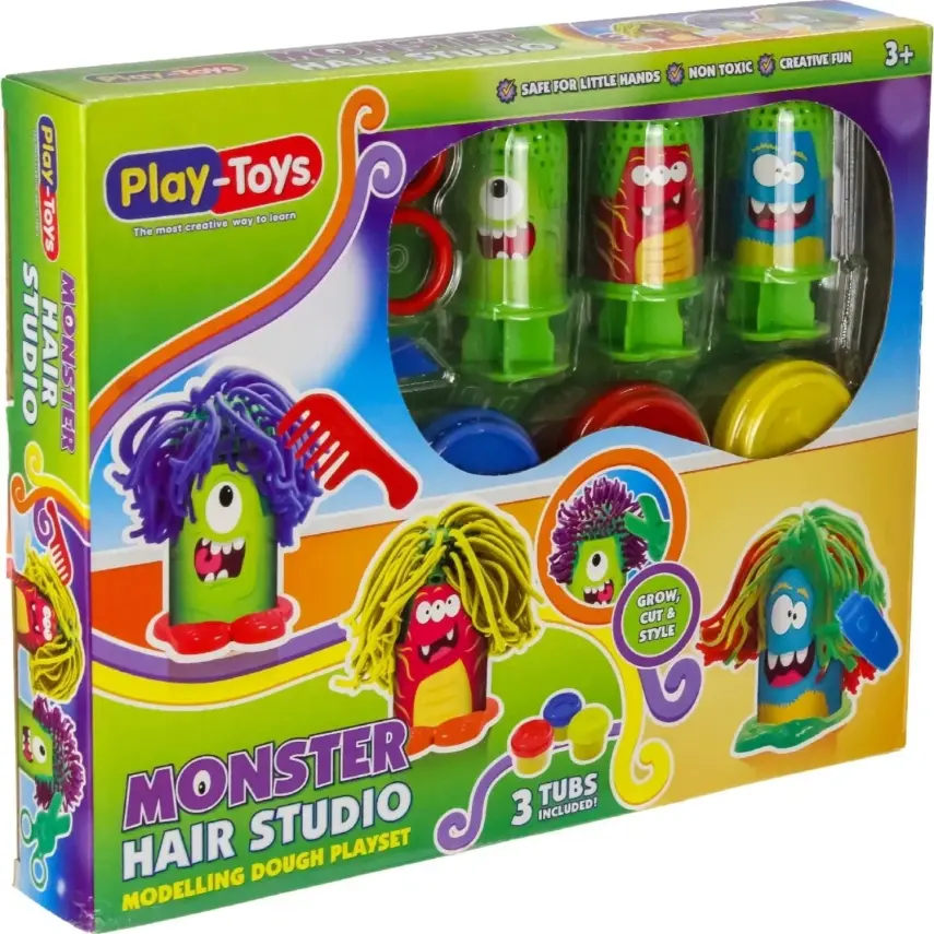 Monster Hair Studio Oyun Hamuru Oyun Seti  - 1