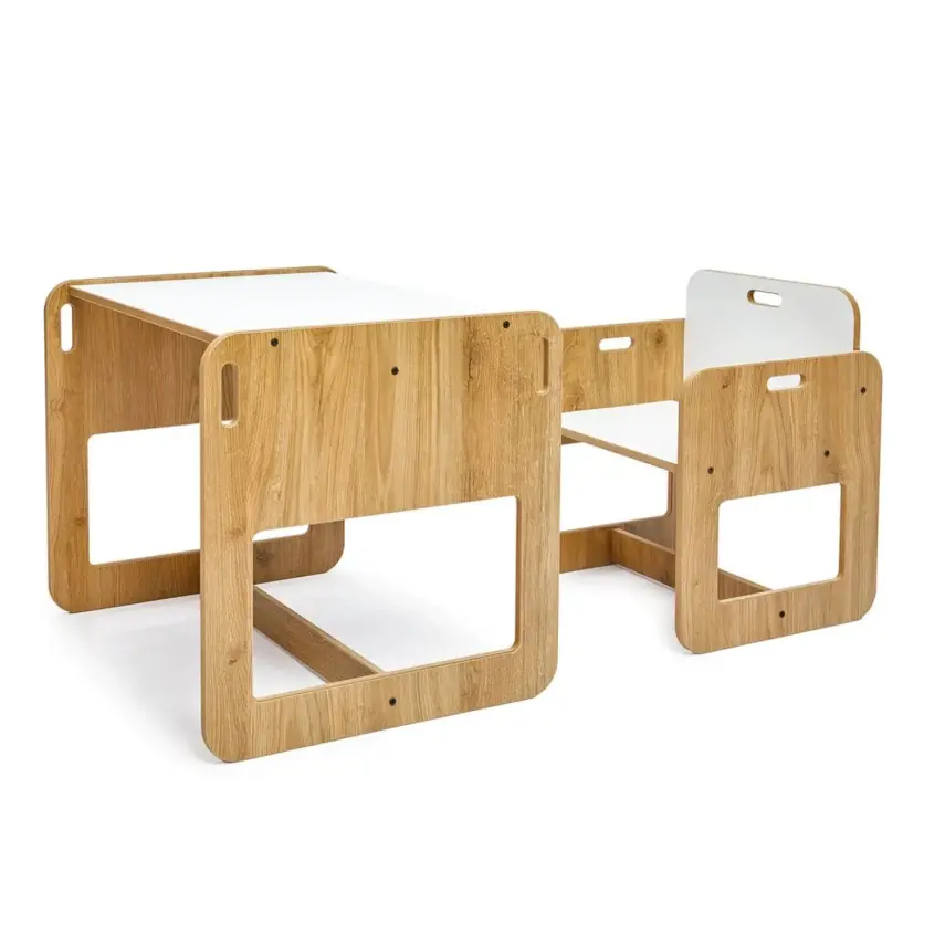 Montessori Kumru Aktivite Masası ve Sandalye Takımı - 1