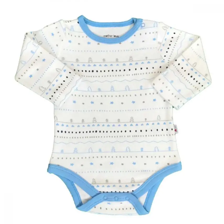 Mother Love Erkek Body Uzun Kol Emprime Alper - 1