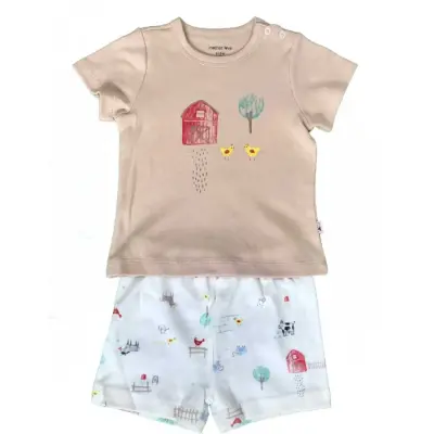 Mother Love Kız 2li Takım Şortlu Çiftlik - 2