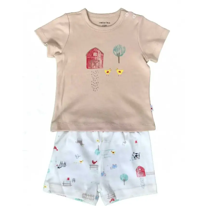 Mother Love Kız 2li Takım Şortlu Çiftlik - 2