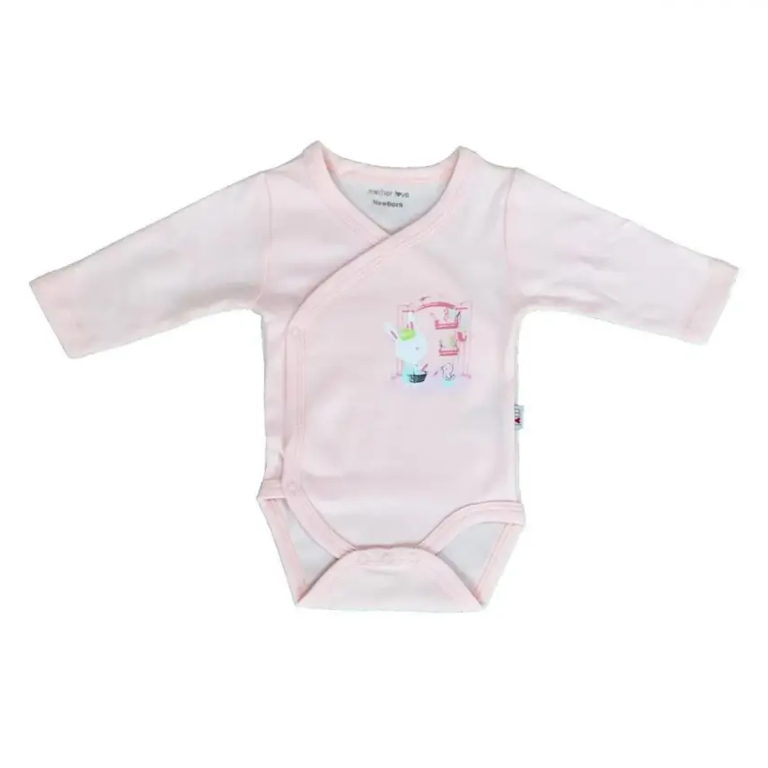 Mother Love Kız Zıbın Body Ayça Pembe - 1