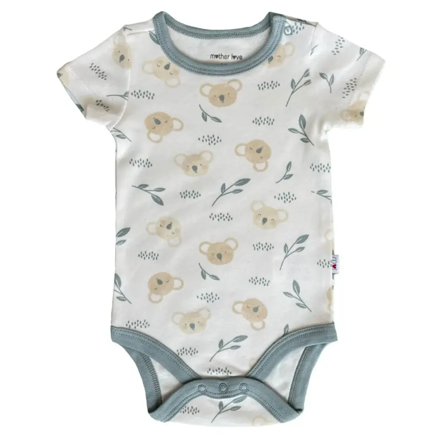 Mother Love Unisex Body Kısa Kol Emprime Yalın - 1