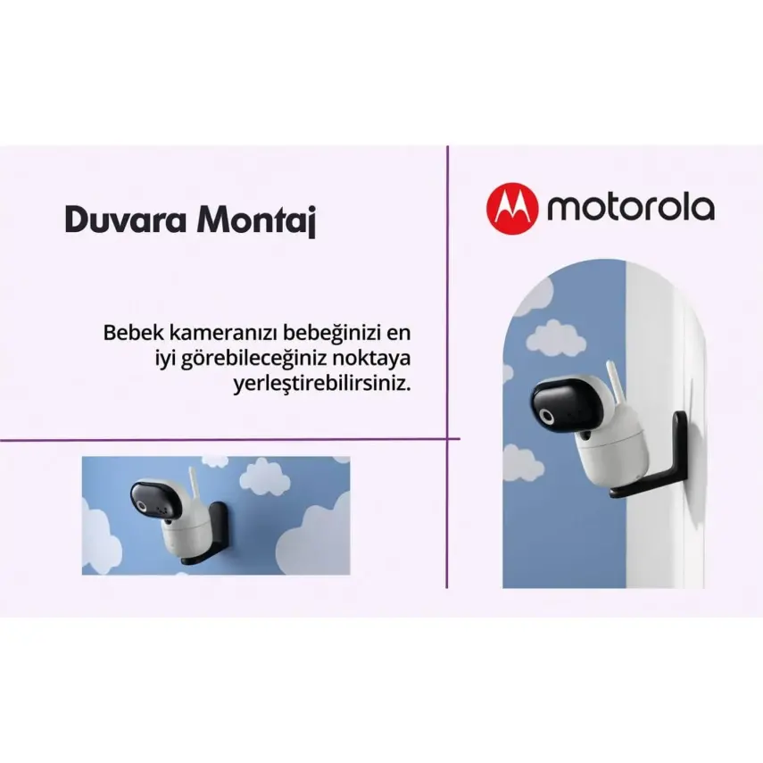 Motorola PİP1510 FHD Wifi Connect Bebek Kamerası 5 inç LCD - 6