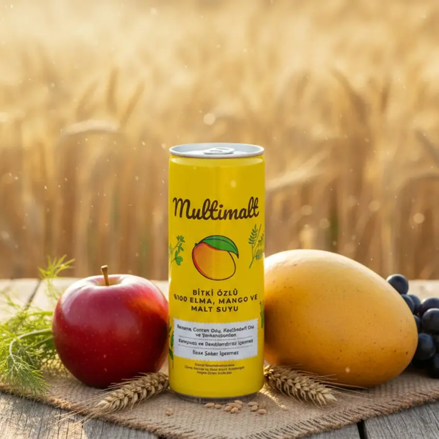 Multimalt Bitki Özlü %100 Elma,Mango Ve Malt Suyu 250 ml - 3