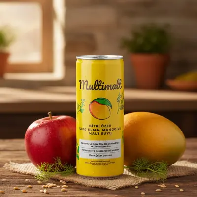Multimalt Bitki Özlü %100 Elma,Mango Ve Malt Suyu 250 ml - 11