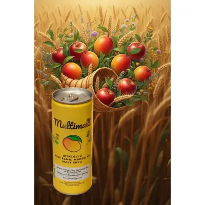 Multimalt Bitki Özlü %100 Elma,Mango Ve Malt Suyu 250 ml - 16