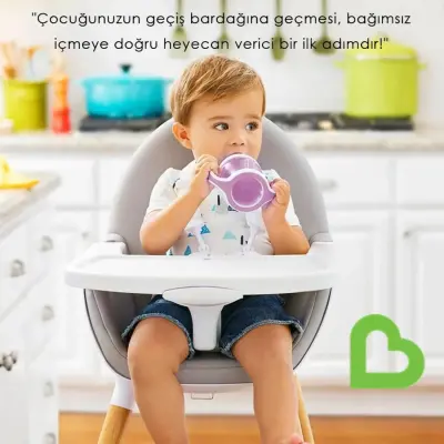 Munchkin Duyarlı Geçiş Bardağı 4ay+ 118 ml Mor - 5