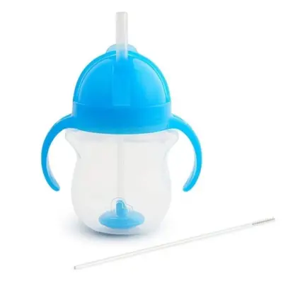 Munchkin Kilitli Uçlu Alıştırma Bardağı 207 ml Mavi - 3