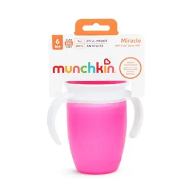 Munchkin Mucize 360° Alıştırma Bardağı 6ay+ 207ml Pembe - 3
