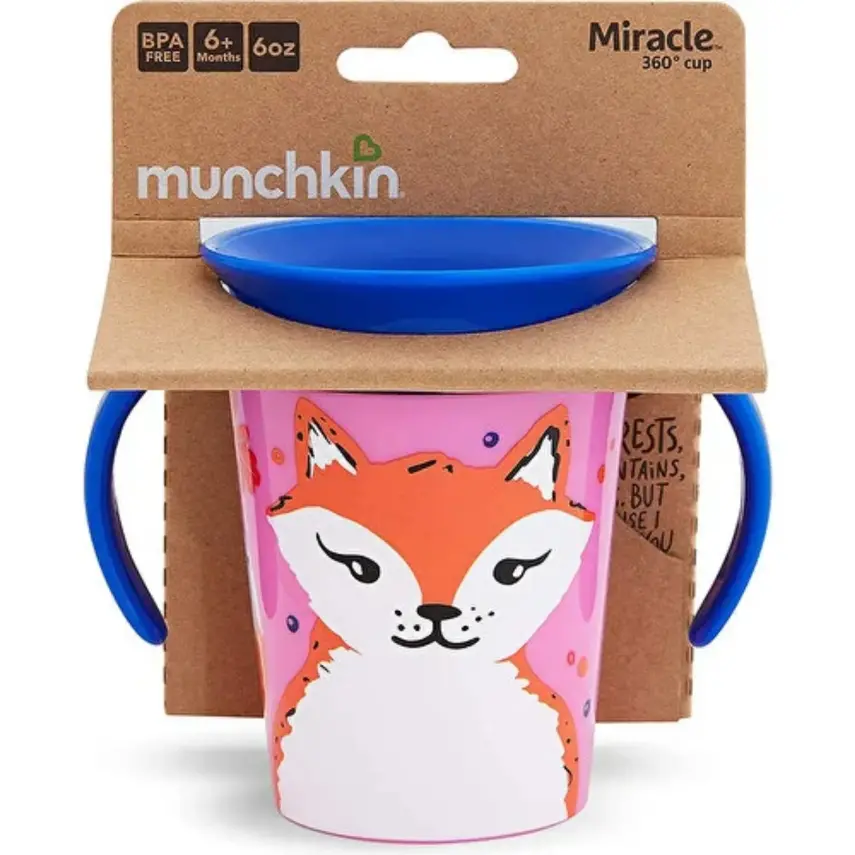 Munchkin Mucize 360 Alıştırma Bardağı Tilki 6ay+ 177 ml - 5