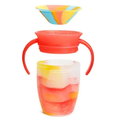 Munchkin Mucize 360° Tropical Alıştırma Bardağı 6ay+ 207ml Kırmızı - 4
