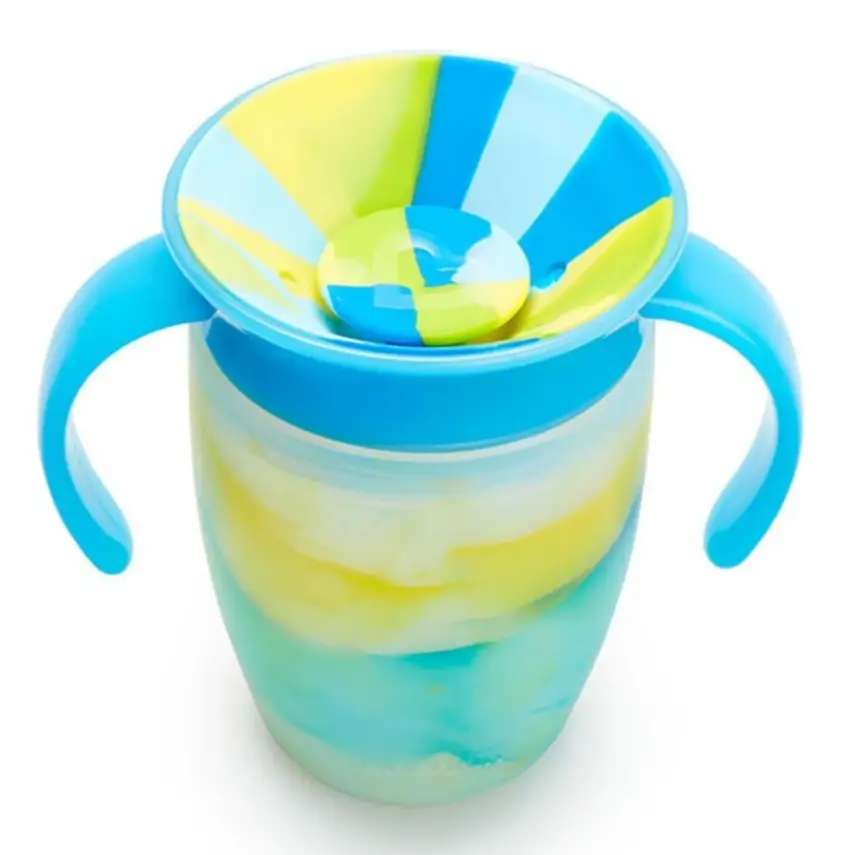 Munchkin Mucize 360° Tropical Alıştırma Bardağı 6ay+ 207ml Mavi - 3