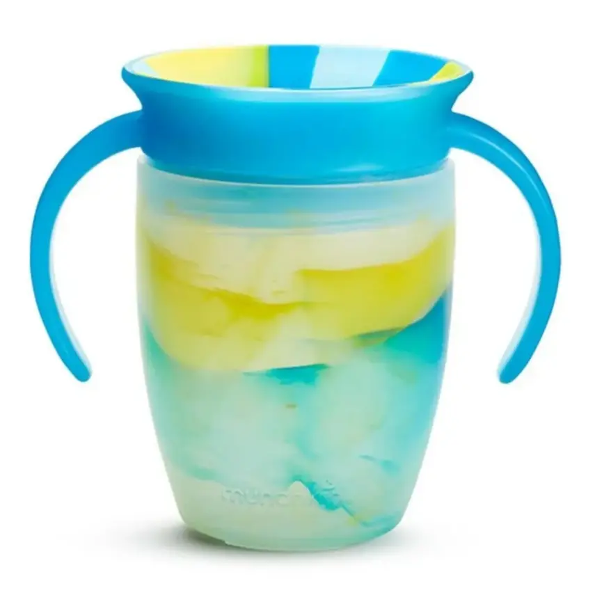 Munchkin Mucize 360° Tropical Alıştırma Bardağı 6ay+ 207ml Mavi - 1