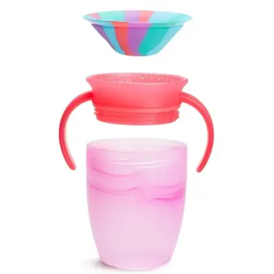 Munchkin Mucize 360° Tropical Alıştırma Bardağı 6ay+ 207ml Mor - 3