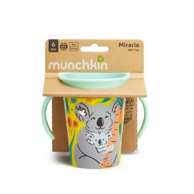 Munchkin Mucize 360° Wildlove Alıştırma Bardağı Koala 6ay+ 177ml  - 3