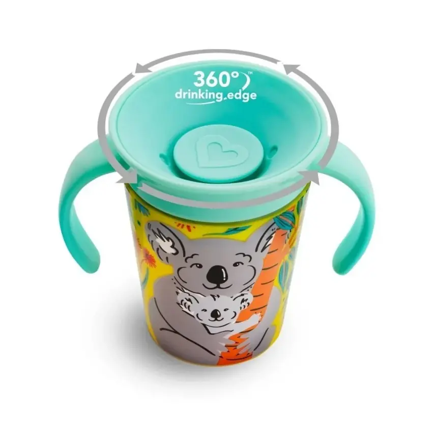 Munchkin Mucize 360° Wildlove Alıştırma Bardağı Koala 6ay+ 177ml  - 4