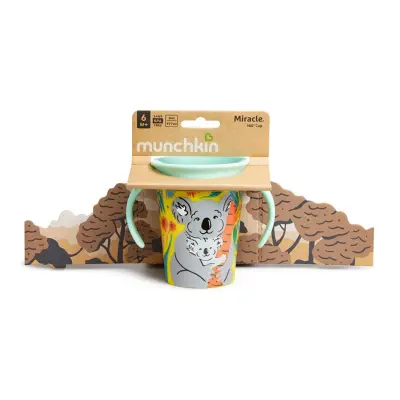 Munchkin Mucize 360° Wildlove Alıştırma Bardağı Koala 6ay+ 177ml  - 5