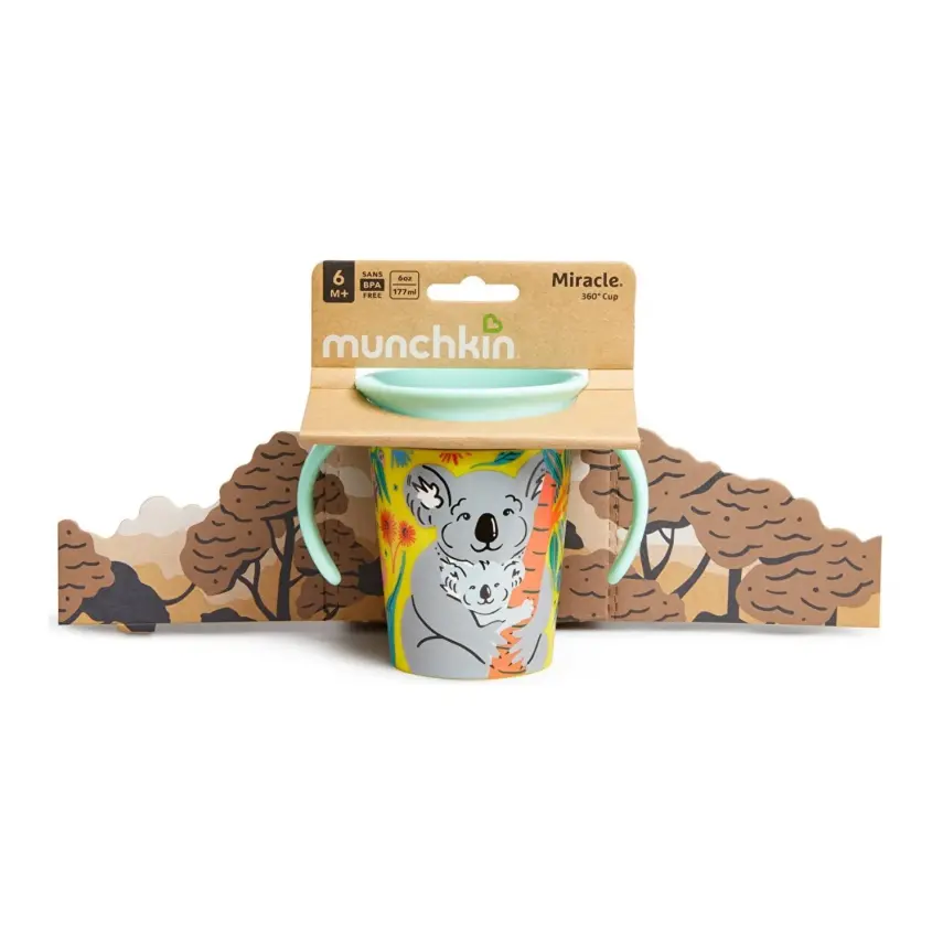 Munchkin Mucize 360° Wildlove Alıştırma Bardağı Koala 6ay+ 177ml  - 5