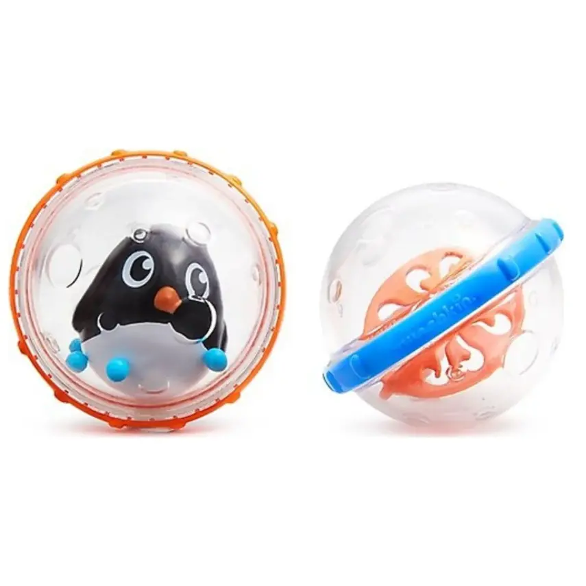Munchkin Suda Batmayan Banyo Oyuncağı Penguen 2'li Set 4 Ay+  - 1