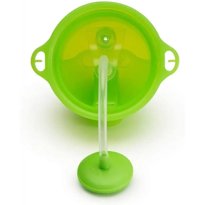 Munchkin Tıklama Kilitli Uçlu Pipetli Alıştırma Bardağı 296 ml Yeşil - 3